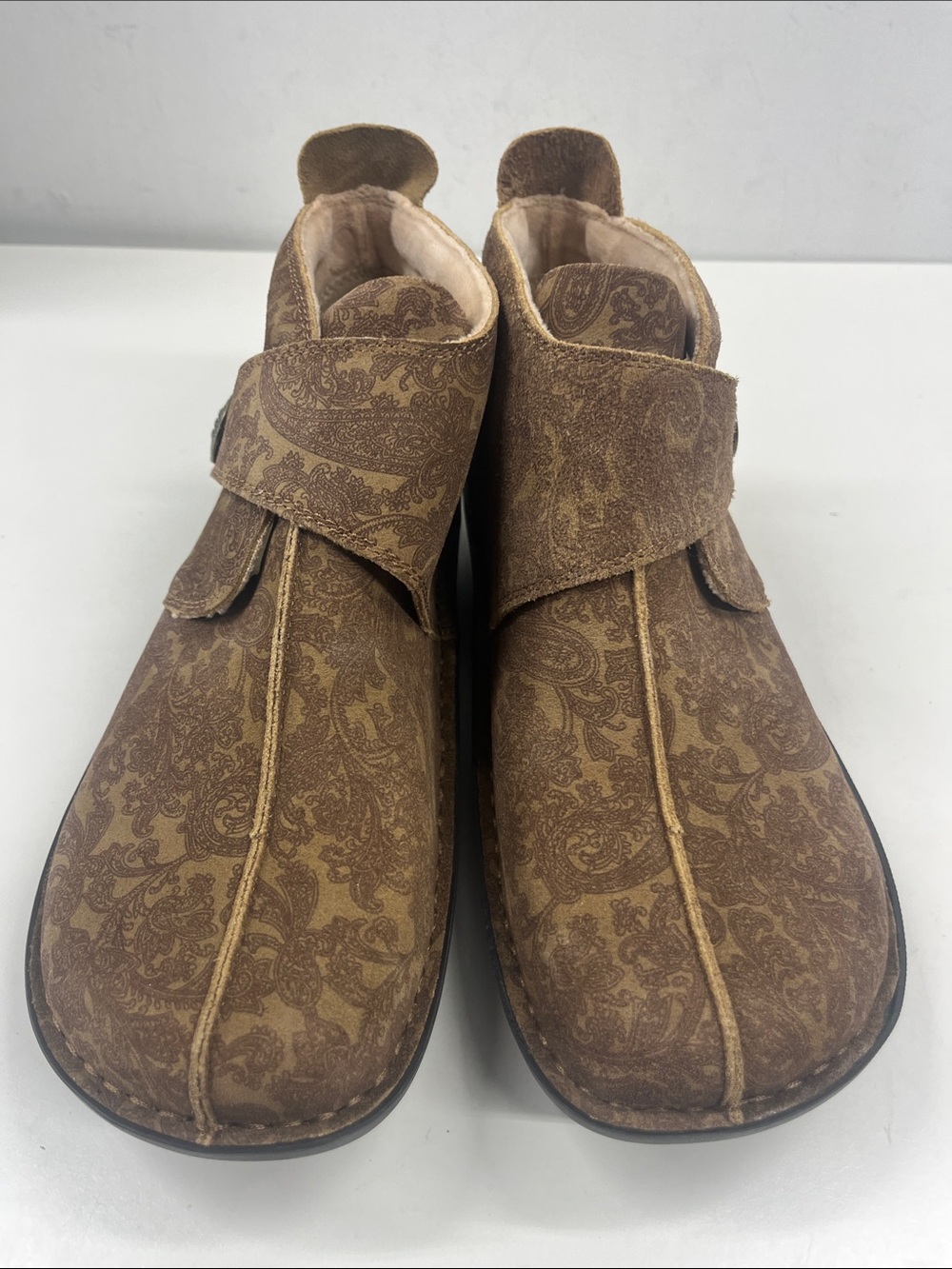 New Alegria Caiti Brown Ankle Boots Booties Size 42 (US 11.5-12) - Picture 3 of 9